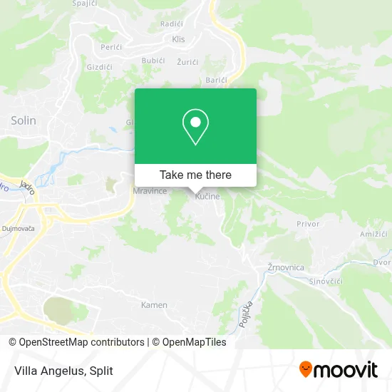 Villa Angelus map