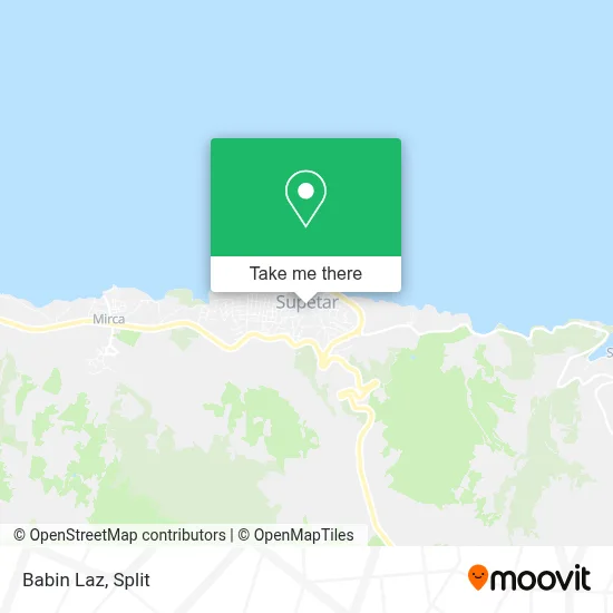 Babin Laz map