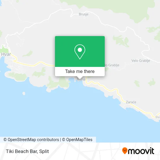 Tiki Beach Bar map