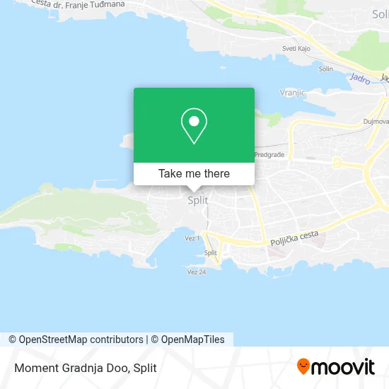Moment Gradnja Doo map