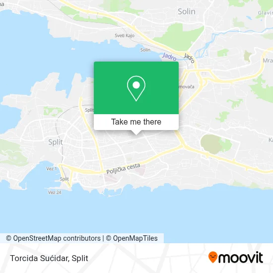 Torcida Sućidar map