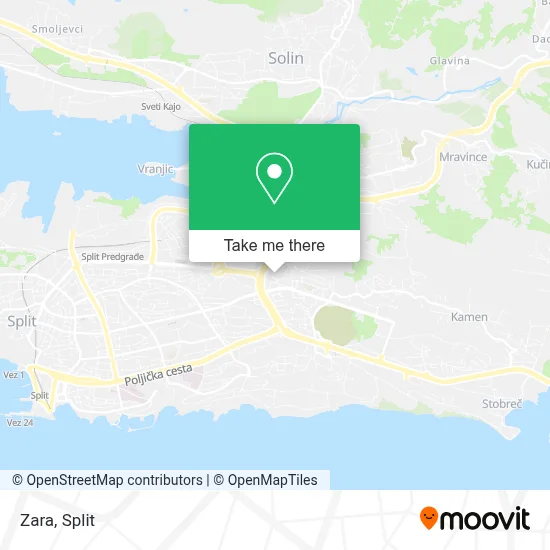 Zara map