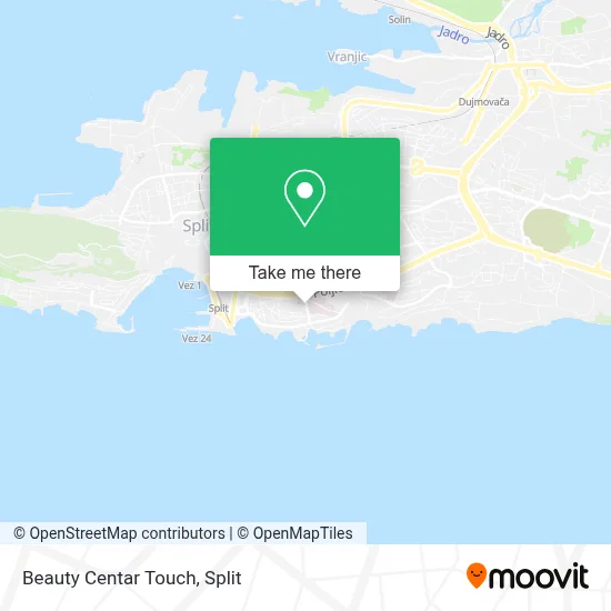 Beauty Centar Touch map