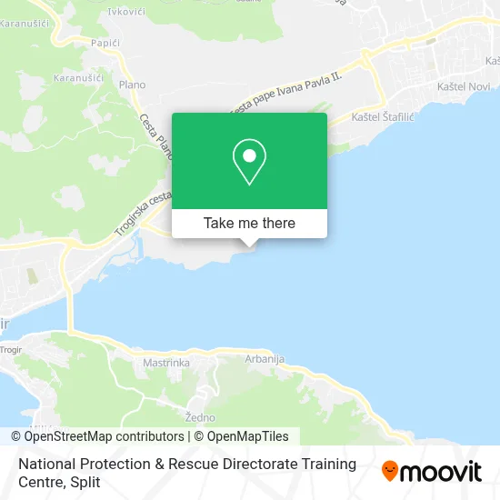 National Protection & Rescue Directorate Training Centre map