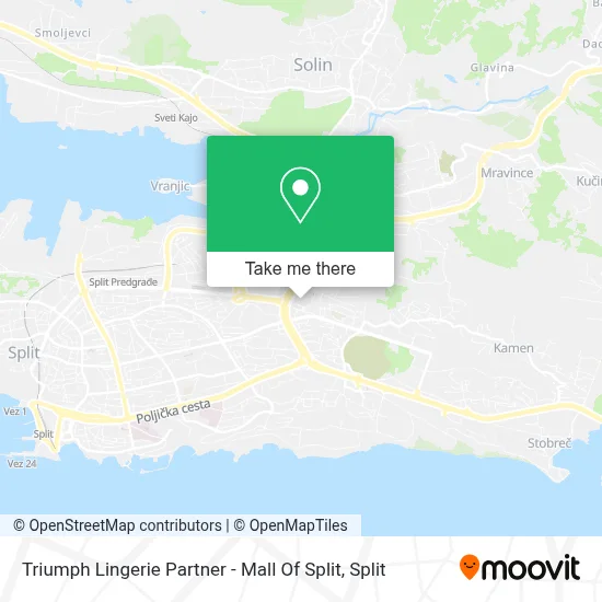Triumph Lingerie Partner - Mall Of Split map