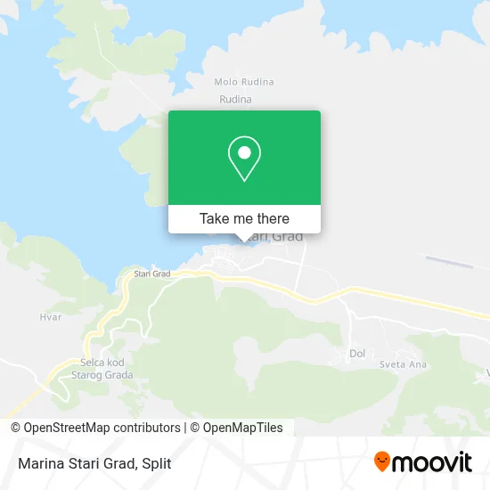 Marina Stari Grad map