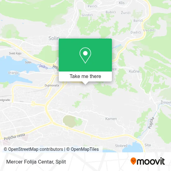 Mercer Folija Centar map