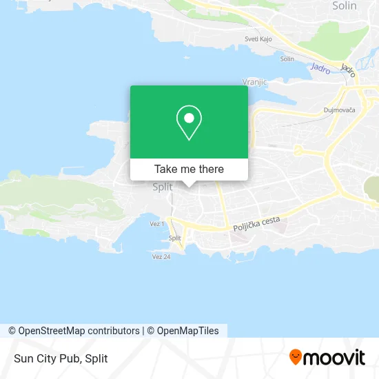 Sun City Pub map