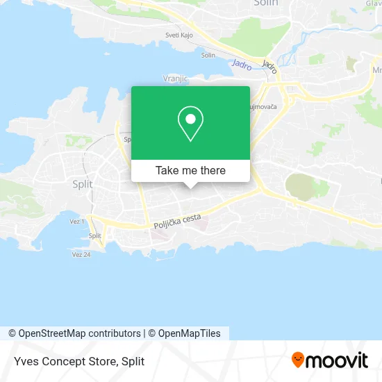 Yves Concept Store map
