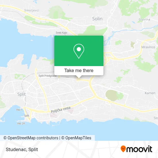 Studenac map