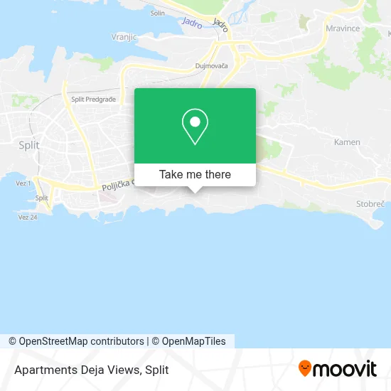 Apartments Deja Views map