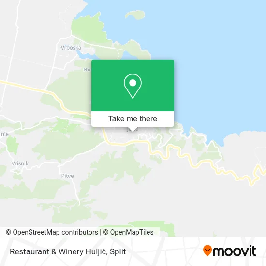 Restaurant & Winery Huljić map