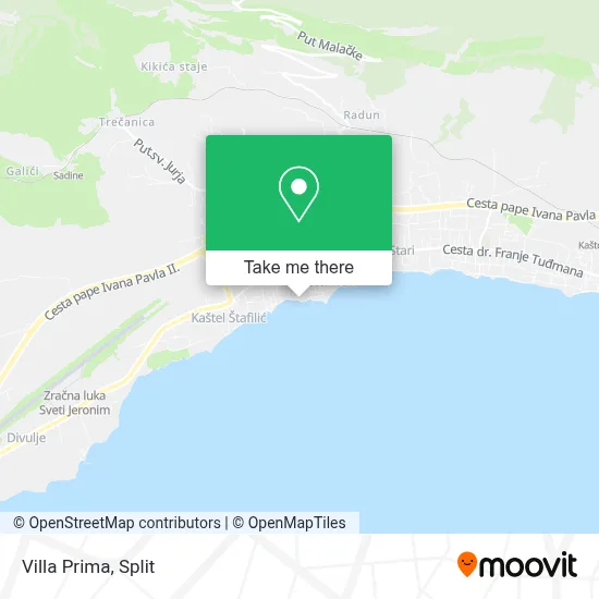 Villa Prima map