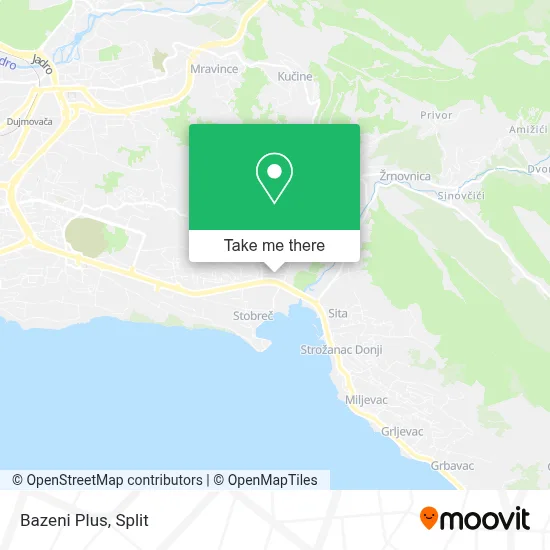 Bazeni Plus map