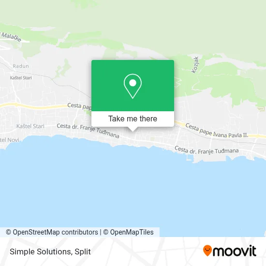 Simple Solutions map