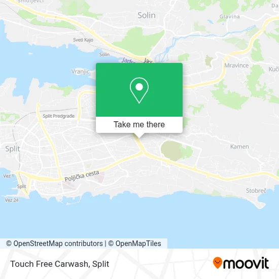 Touch Free Carwash map