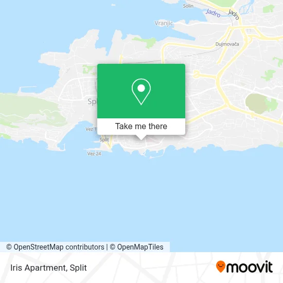 Apartment Iris map