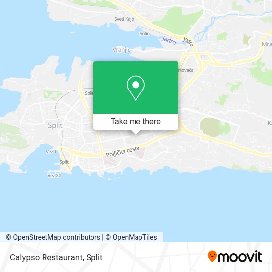 Restaurant Calypso map