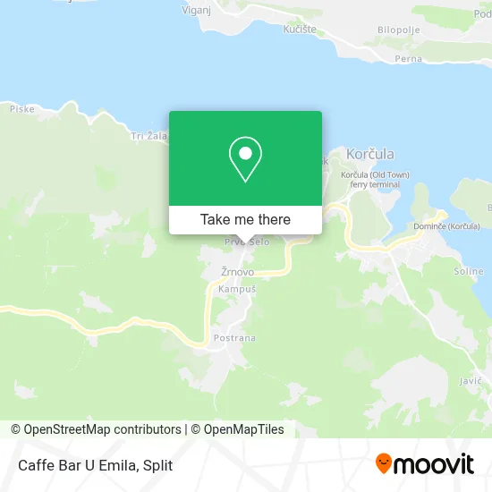 Caffe Bar U Emila map
