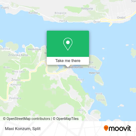 Maxi Konzum map