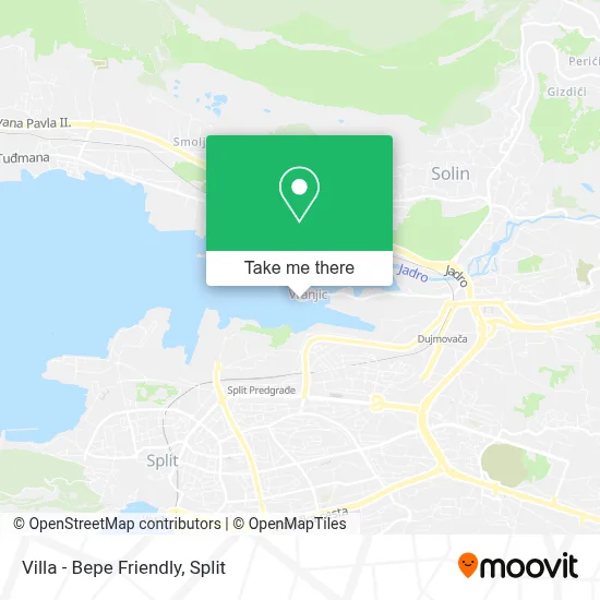 Villa - Bepe Friendly map