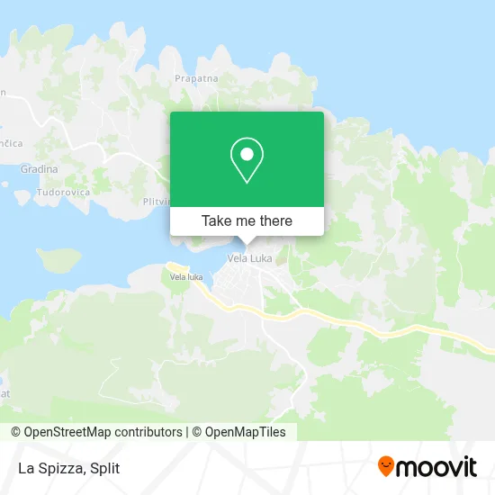 La Spizza map