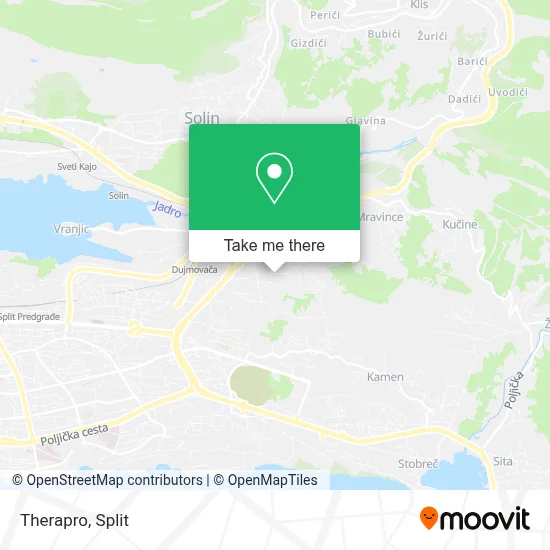 Therapro map