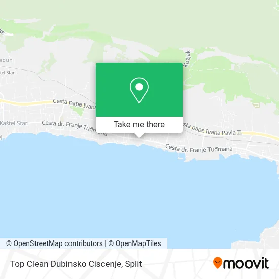 Top Clean Dubinsko Ciscenje map
