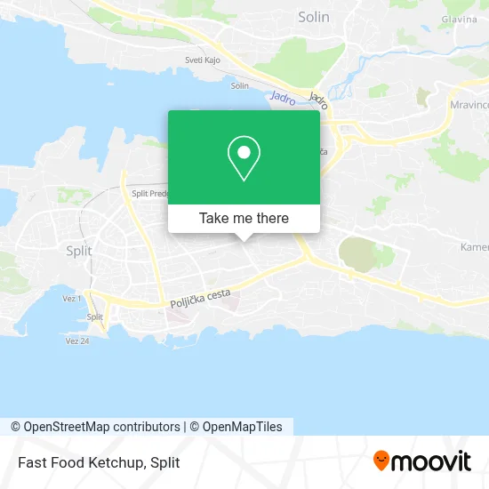 Fast Food Ketchup map