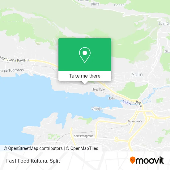 Fast Food Kultura map