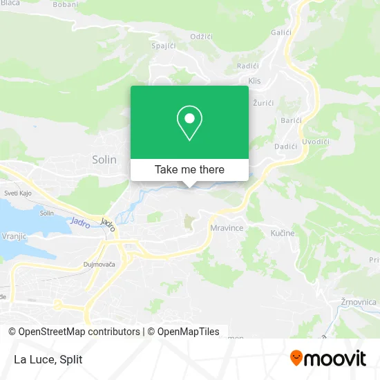 La Luce map