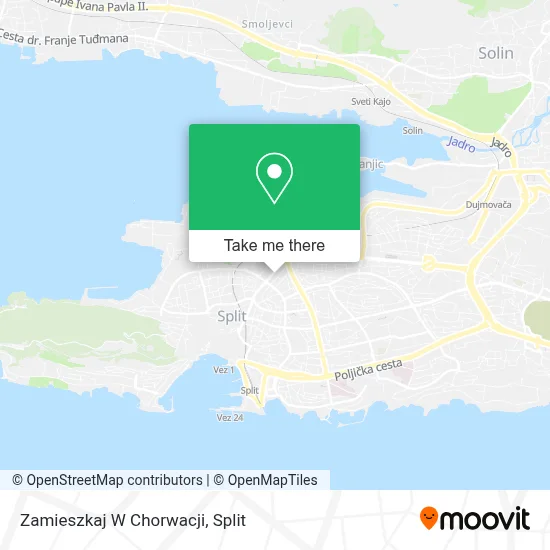 Zamieszkaj W Chorwacji map