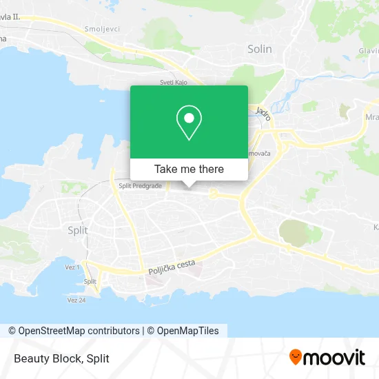 Beauty Block map