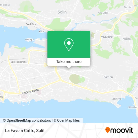 La Favela Caffe map