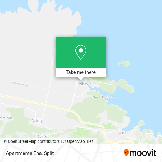 Apartments Ena map