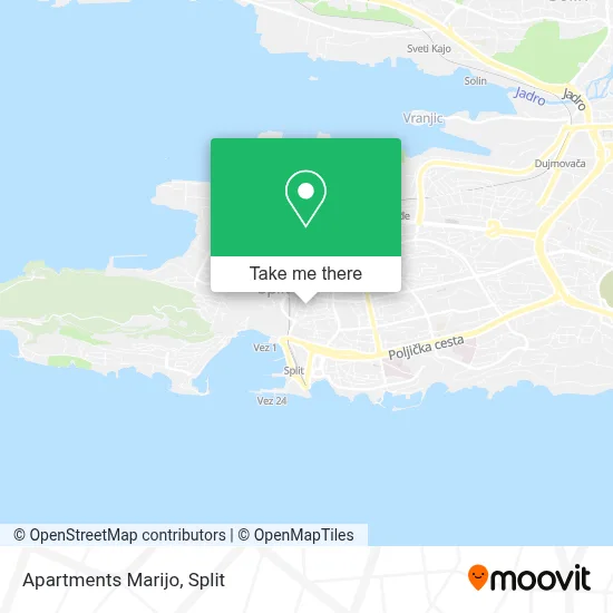 Apartments Marijo map