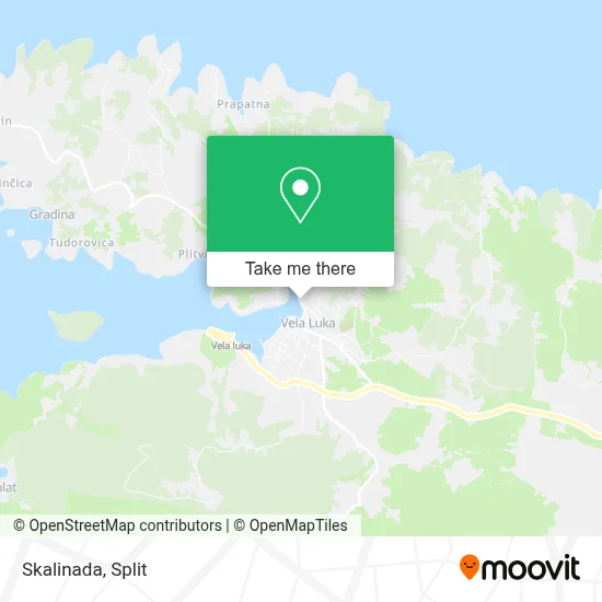Skalinada map