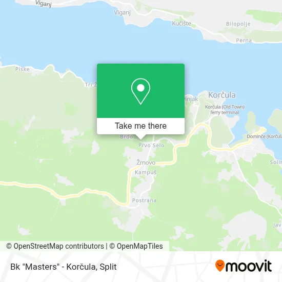 Bk "Masters" - Korčula map