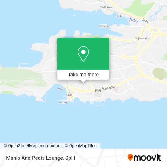 Manis And Pedis Lounge map