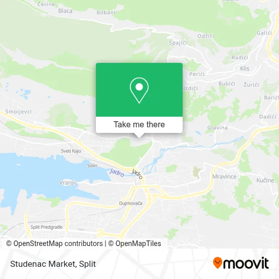 Studenac Market map