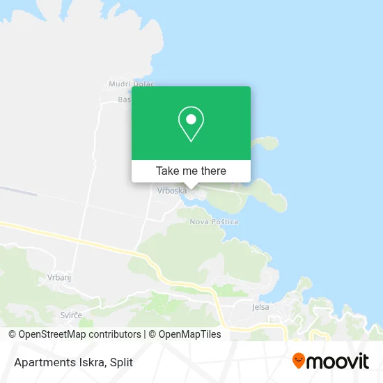 Apartments Iskra map
