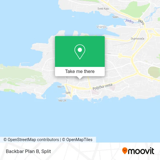 Backbar Plan B map