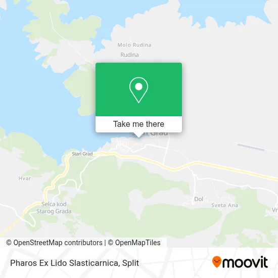 Pharos  Ex Lido Slasticarnica map
