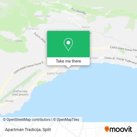 Apartman Tradicija map
