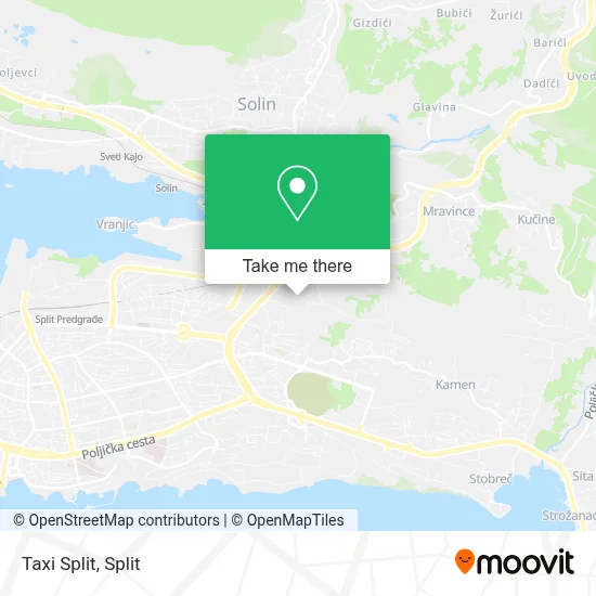 Taxi Split map