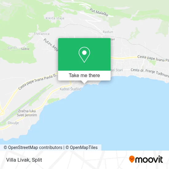 Villa Livak map