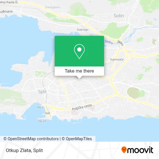 Otkup Zlata map