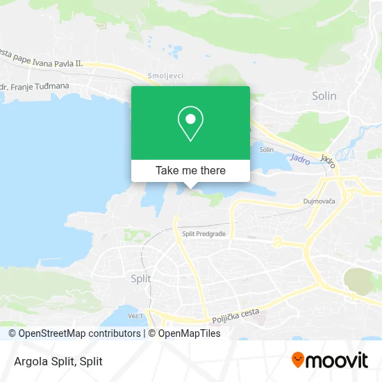 Argola Split map