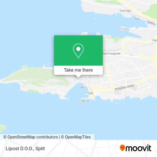 Lipost D.O.O. map