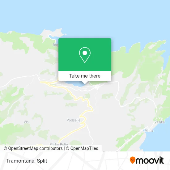 Tramontana map